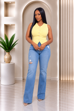 Leigh Butter Yellow Luxe Vest