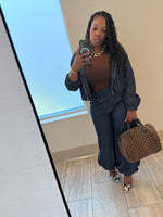 Jamie Indigo Balloon Leg Denim Pants
