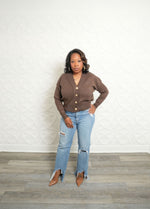 Loren Mocha Cardigan