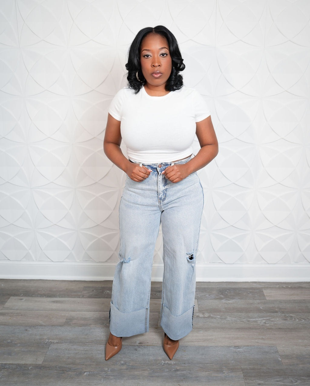 Drew Wide Leg Jeans