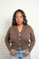 Loren Mocha Cardigan