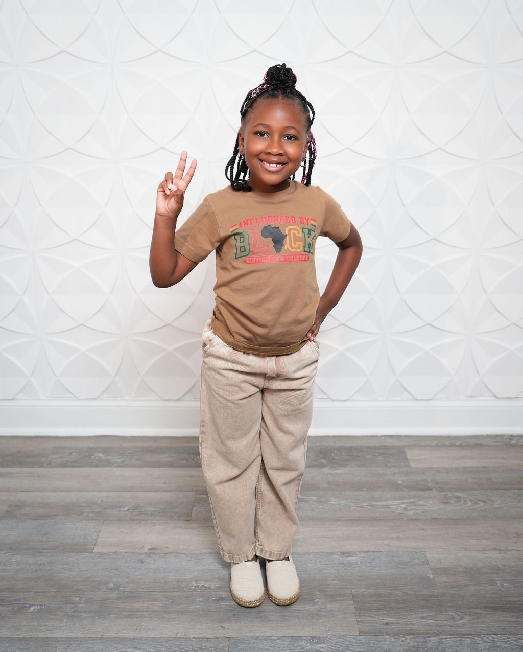 For the Culture Coyote Brown Girls Graphic Tee