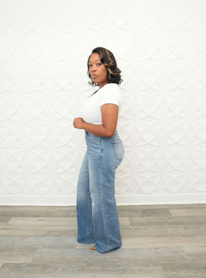 Sage Wide Leg Jeans