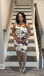 Eudora Luxe Cow Print Dress