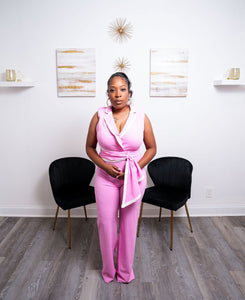Parker Pink Jumpsuit