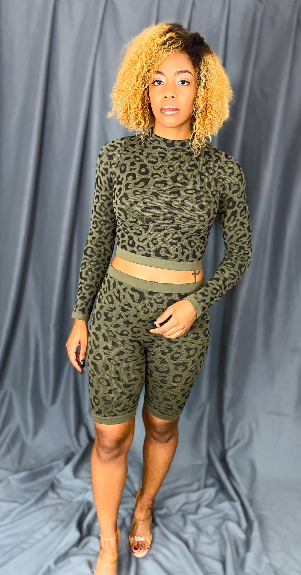 Eliana Leopard Set